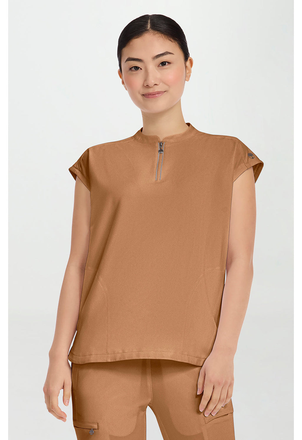 HH 360 2286 Women's Sandy Scrub Top Caramel Cafe