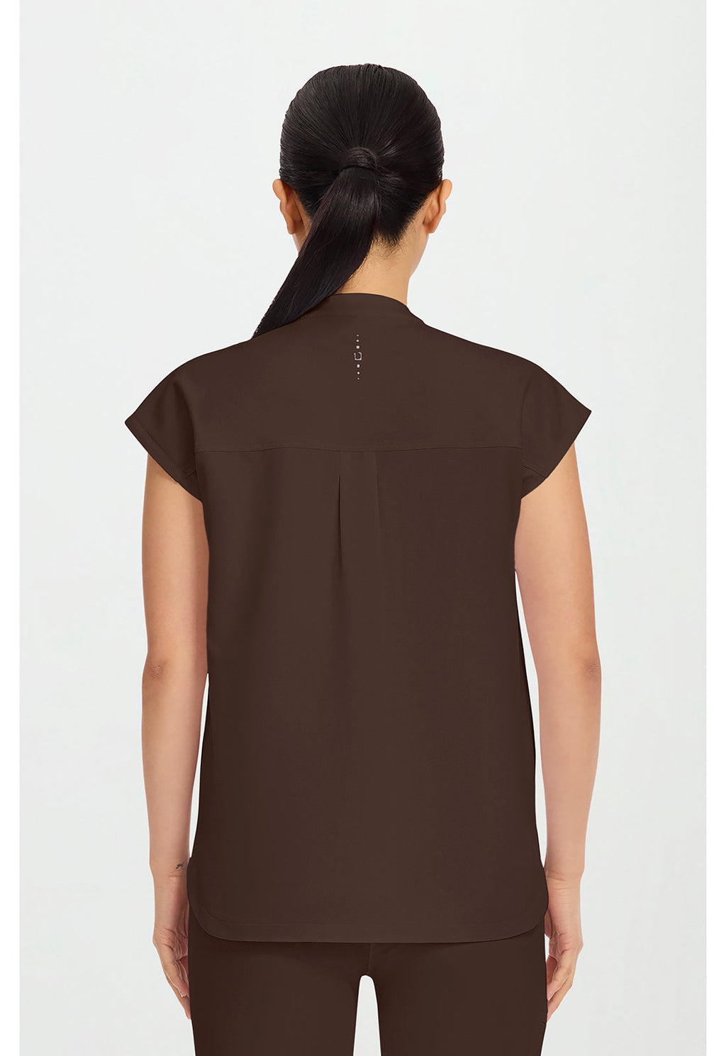 HH 360 2286 Women's Sandy Scrub Top Dark Chocolate