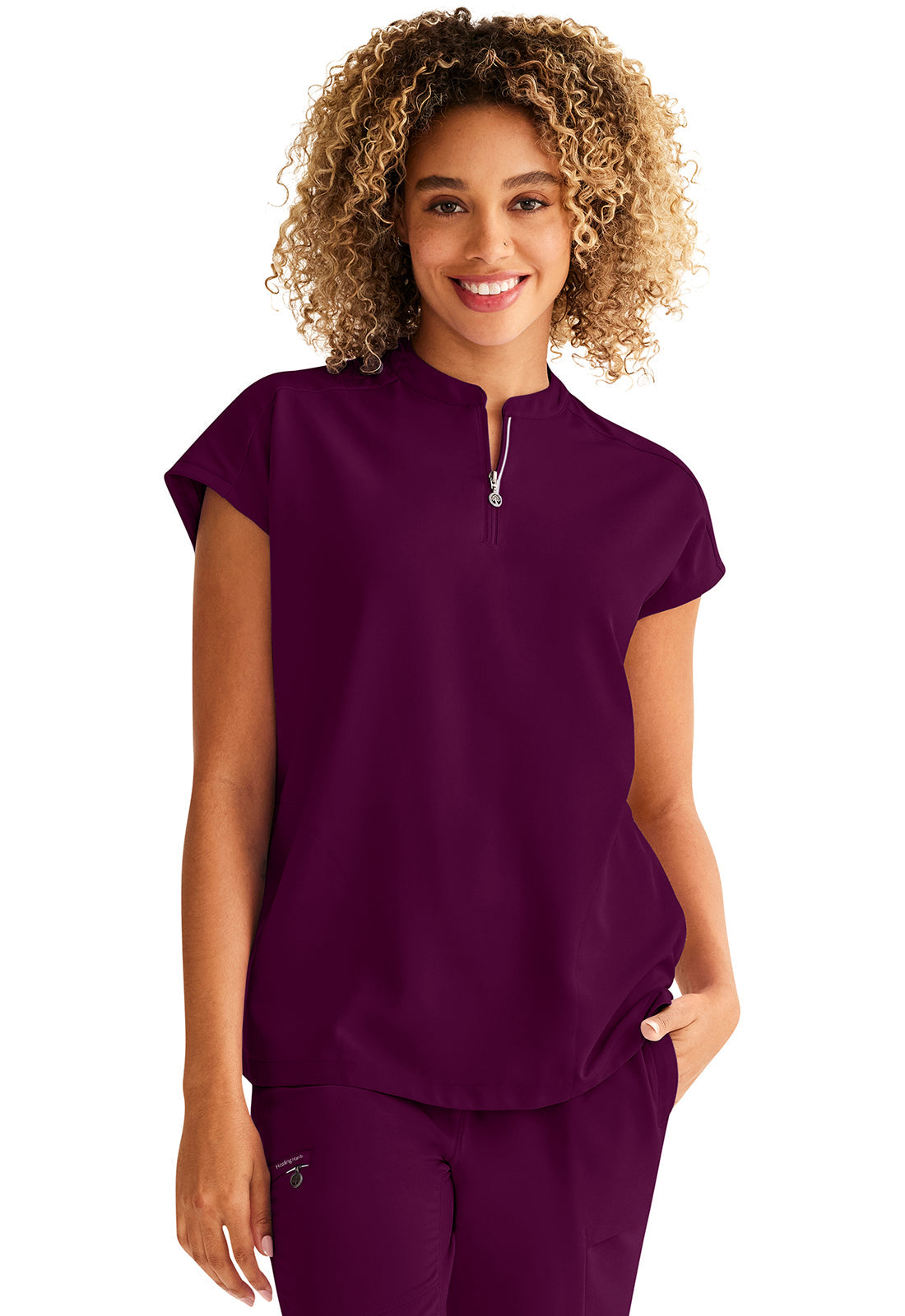 HH 360 2286 Women's Sandy Scrub Top Wine