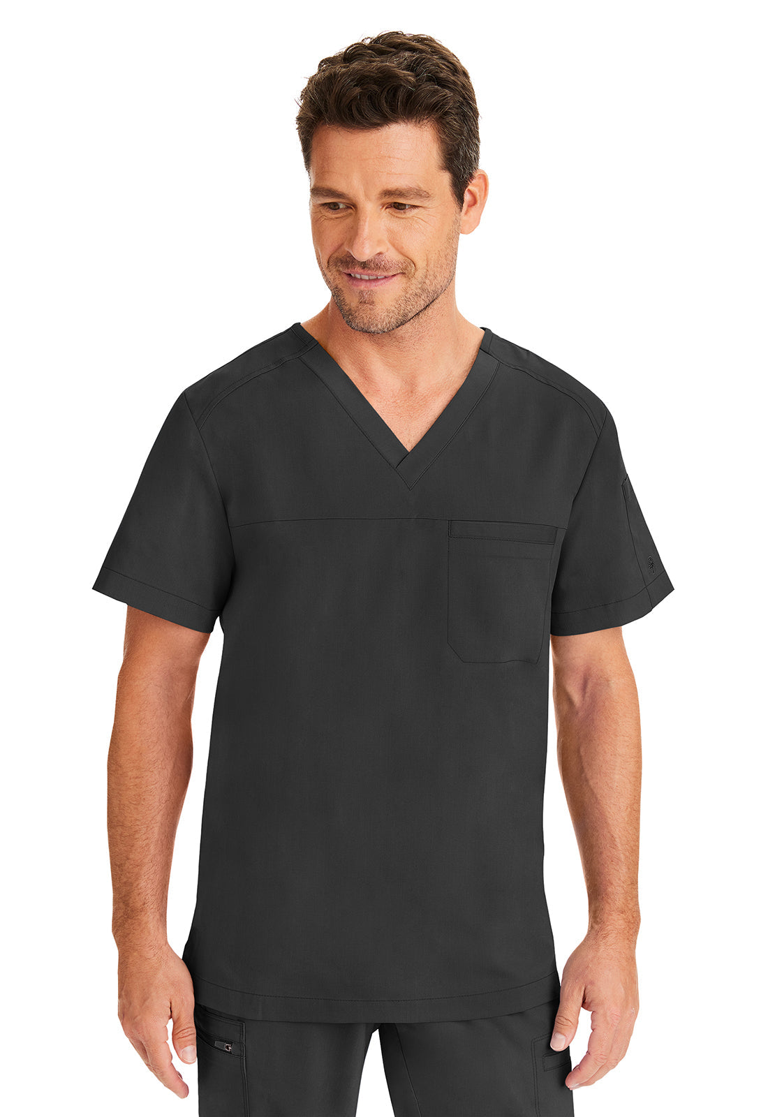 Purple Label 2330 Men's Justin Scrub Top Black