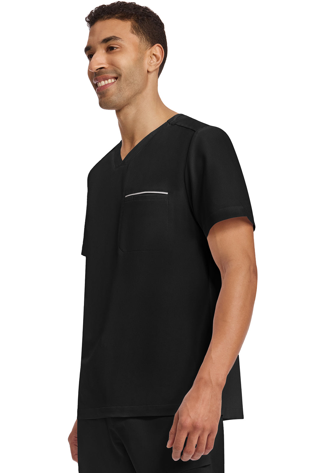 HH 360 2381 Men's Spencer Scrub Top Black