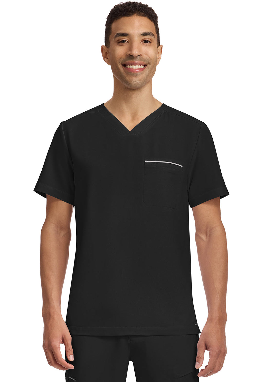 HH 360 2381 Men's Spencer Scrub Top Black