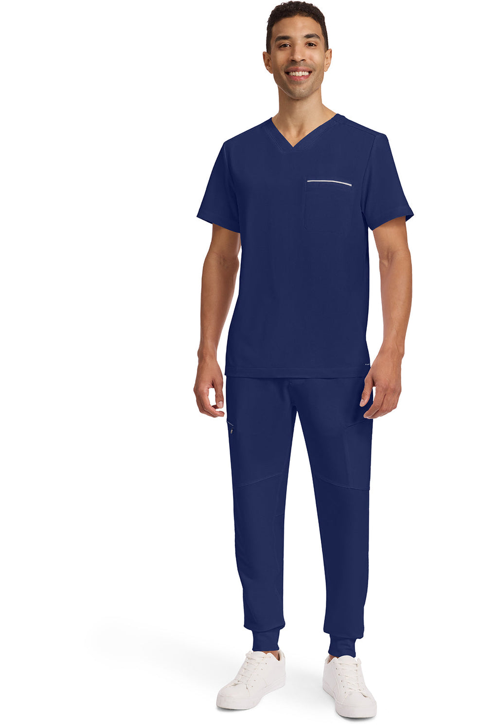 HH 360 2381 Men's Spencer Scrub Top Navy