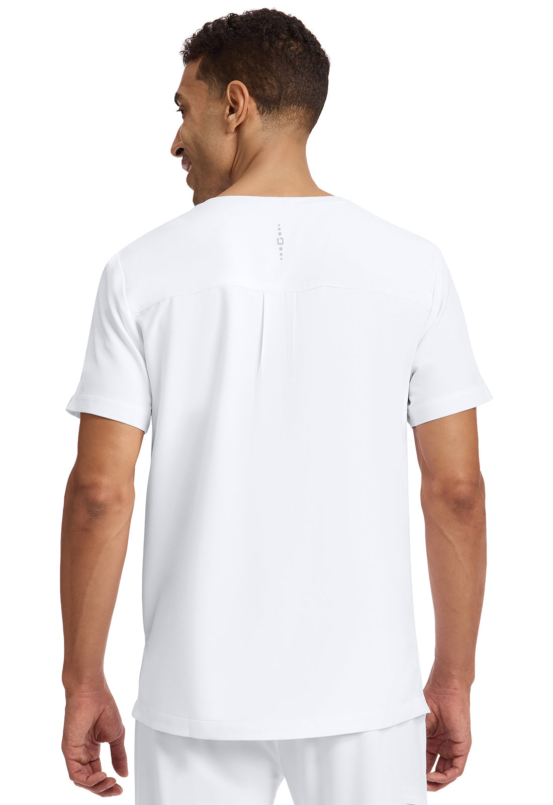 HH 360 2381 Men's Spencer Scrub Top White