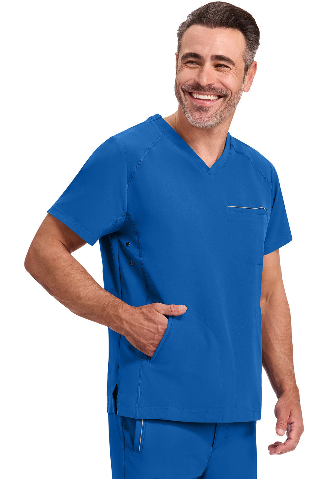 HH 360 2382 Men's Steven Scrub Top Royal