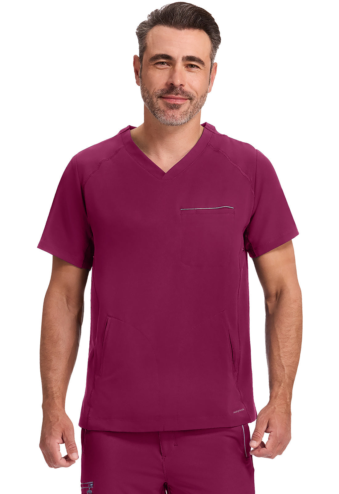 HH 360 2382 Men's Steven Scrub Top Wine