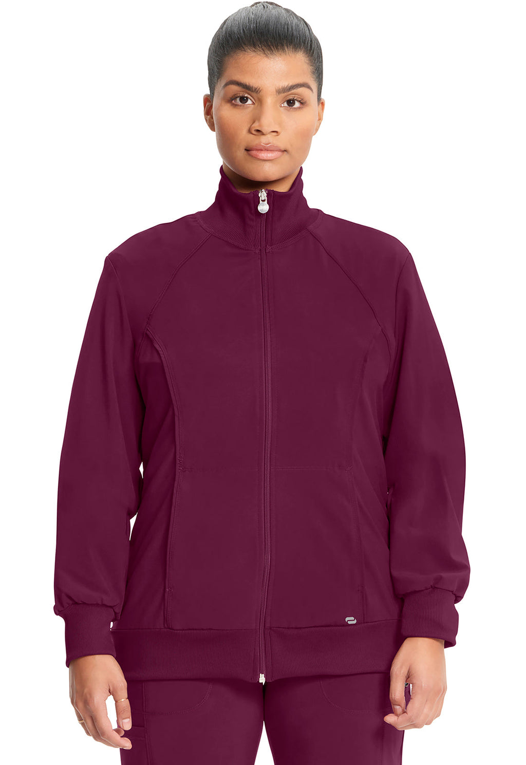 Infinity 2391A Women's Zip Front Jacket Wine