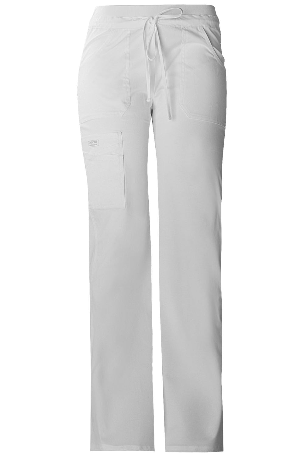 Core Stretch 24001 Drawstring Cargo Pants White