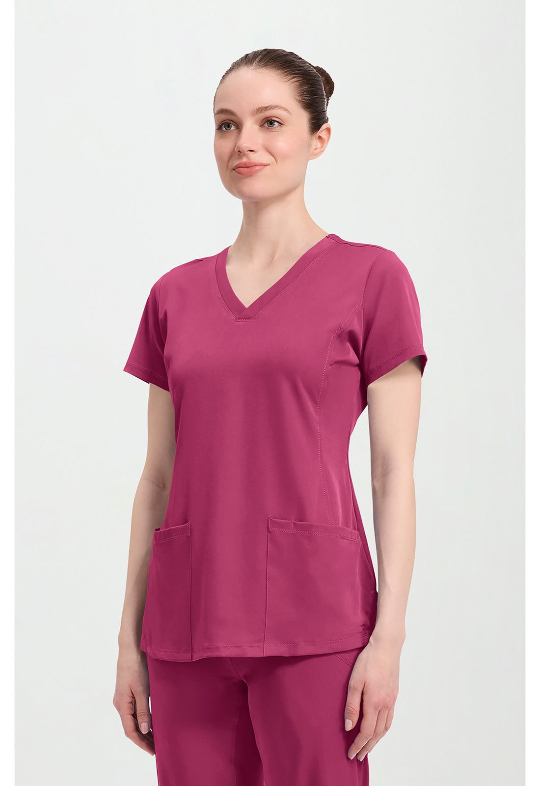 HH Works 2500 Women's Monica Scrub Top Cherry Wine