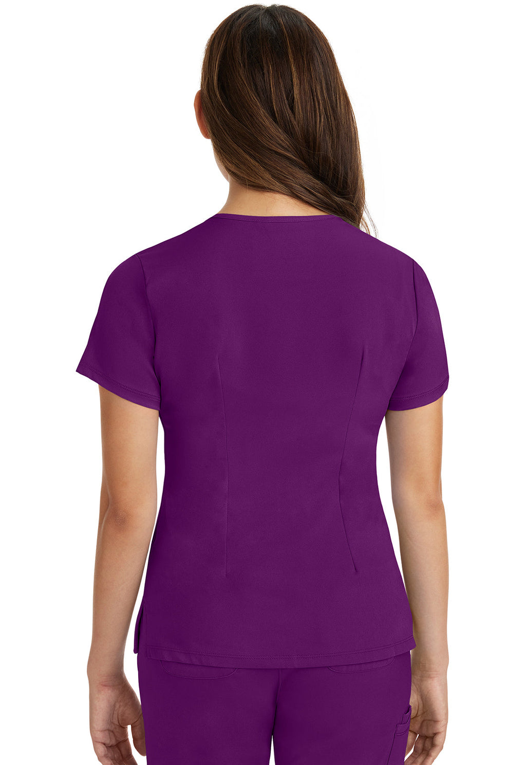 HH Works 2500 Women's Monica Scrub Top Eggplant