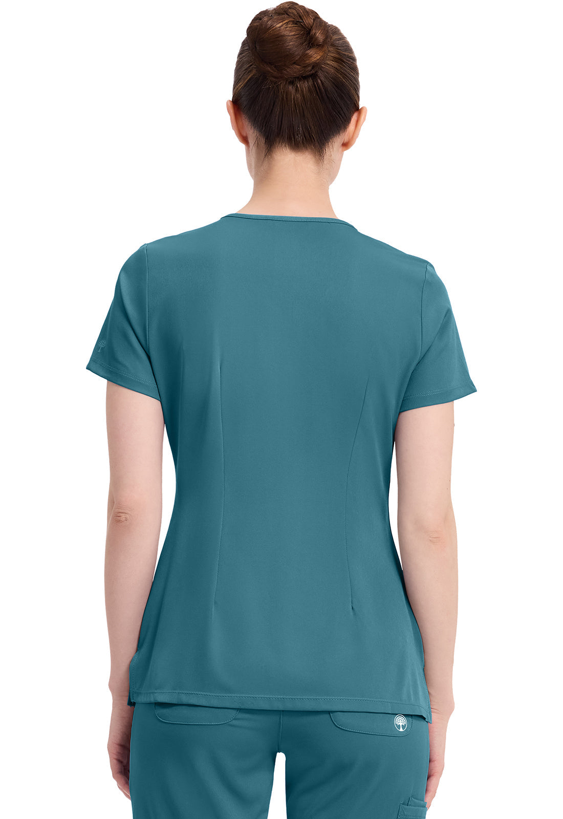 HH Works 2500 Monica V Neck Scrub Top Fresh Blue