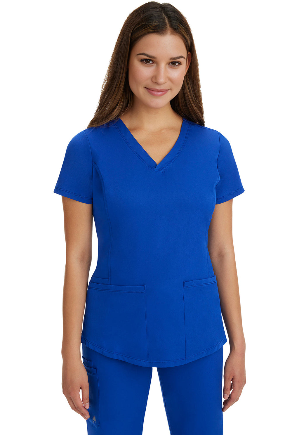 HH Works 2500 Women's Monica Scrub Top Galaxy Blue
