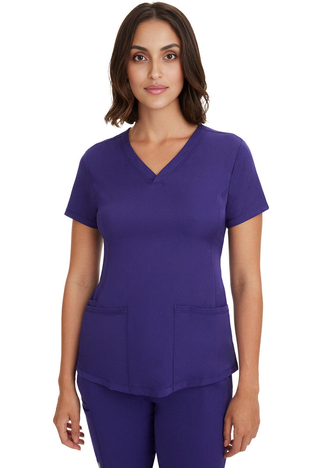HH Works 2500 Women's Monica Scrub Top Grape