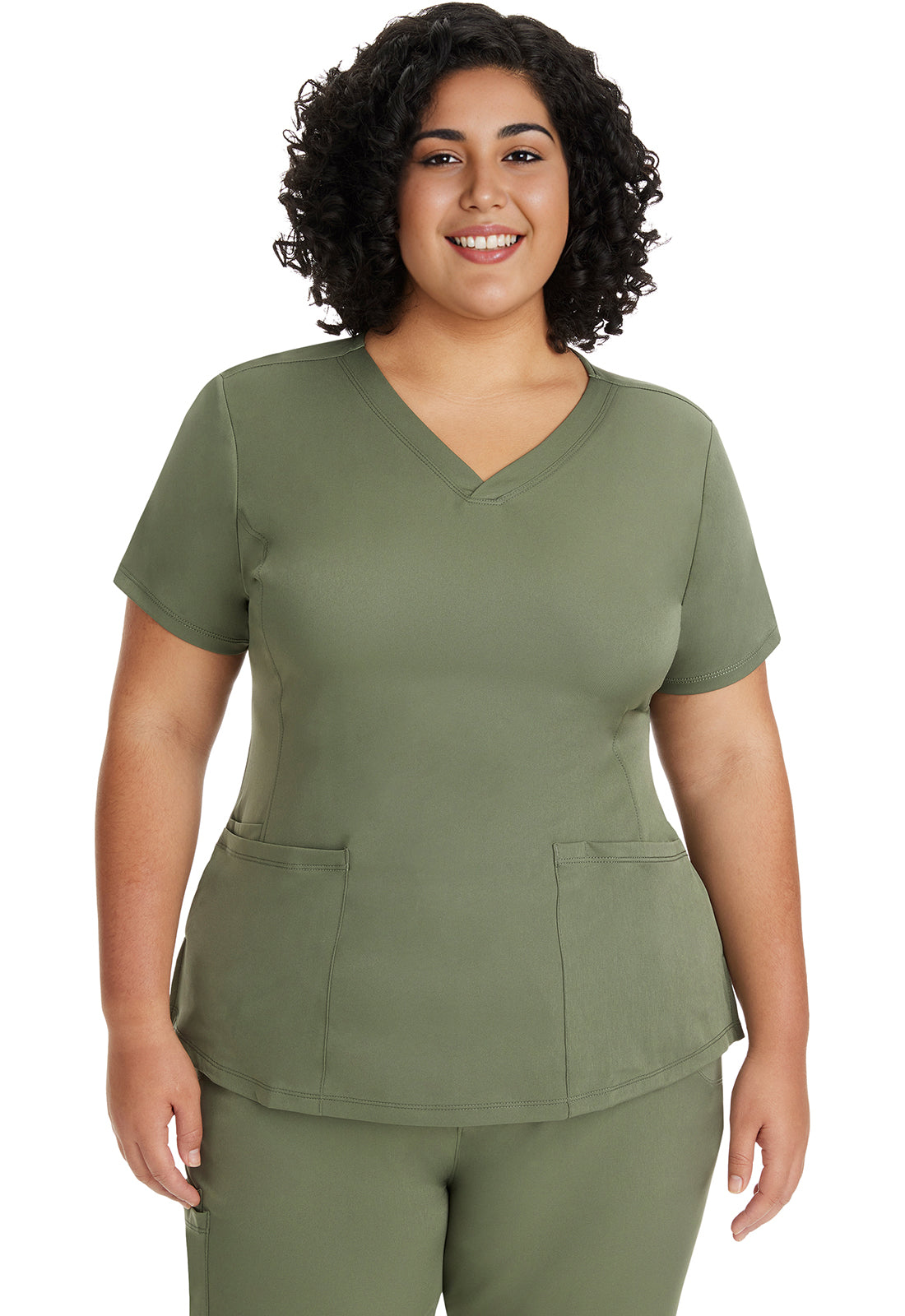 HH Works 2500 Women's Monica Scrub Top Olive