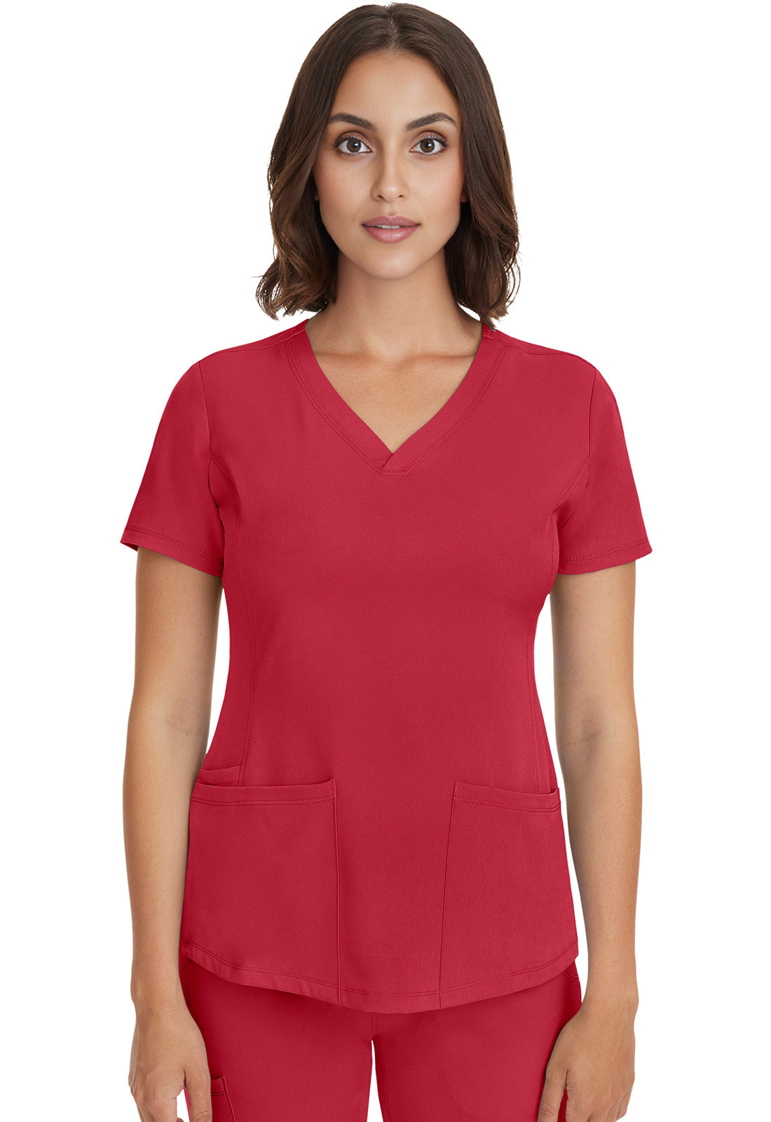 HH Works 2500 Women's Monica Scrub Top Red