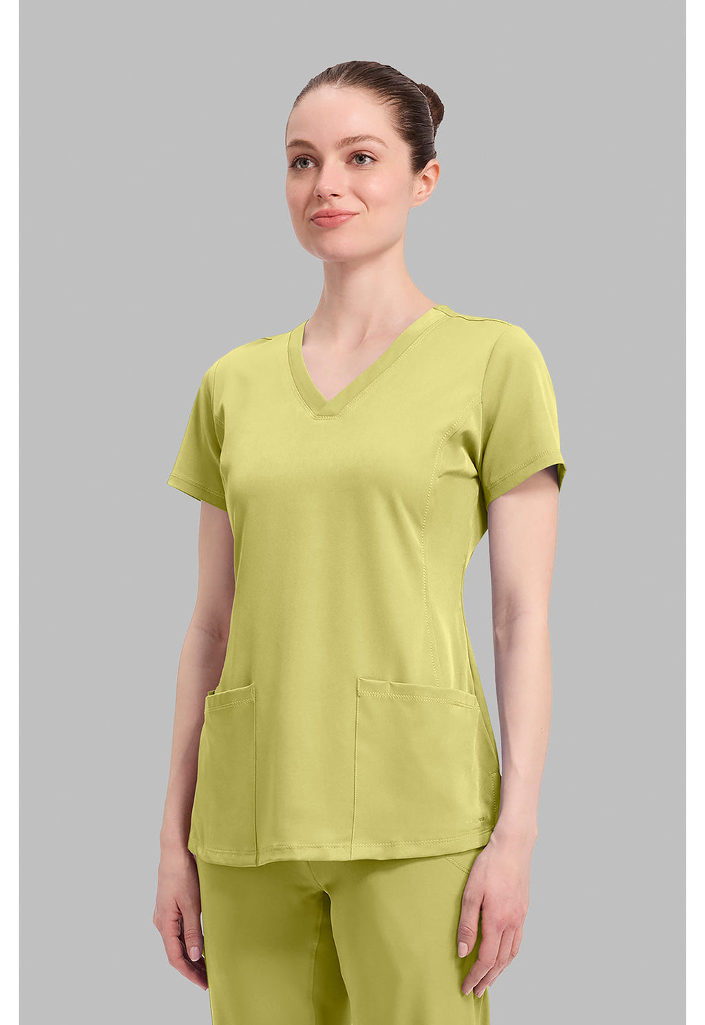 HH Works 2500 Women's Monica Scrub Top Retro Lime
