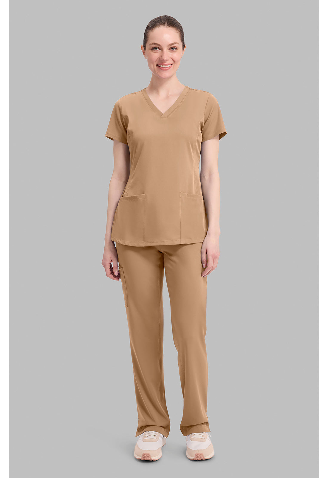 HH Works 2500 Women's Monica Scrub Top Sand Dunes