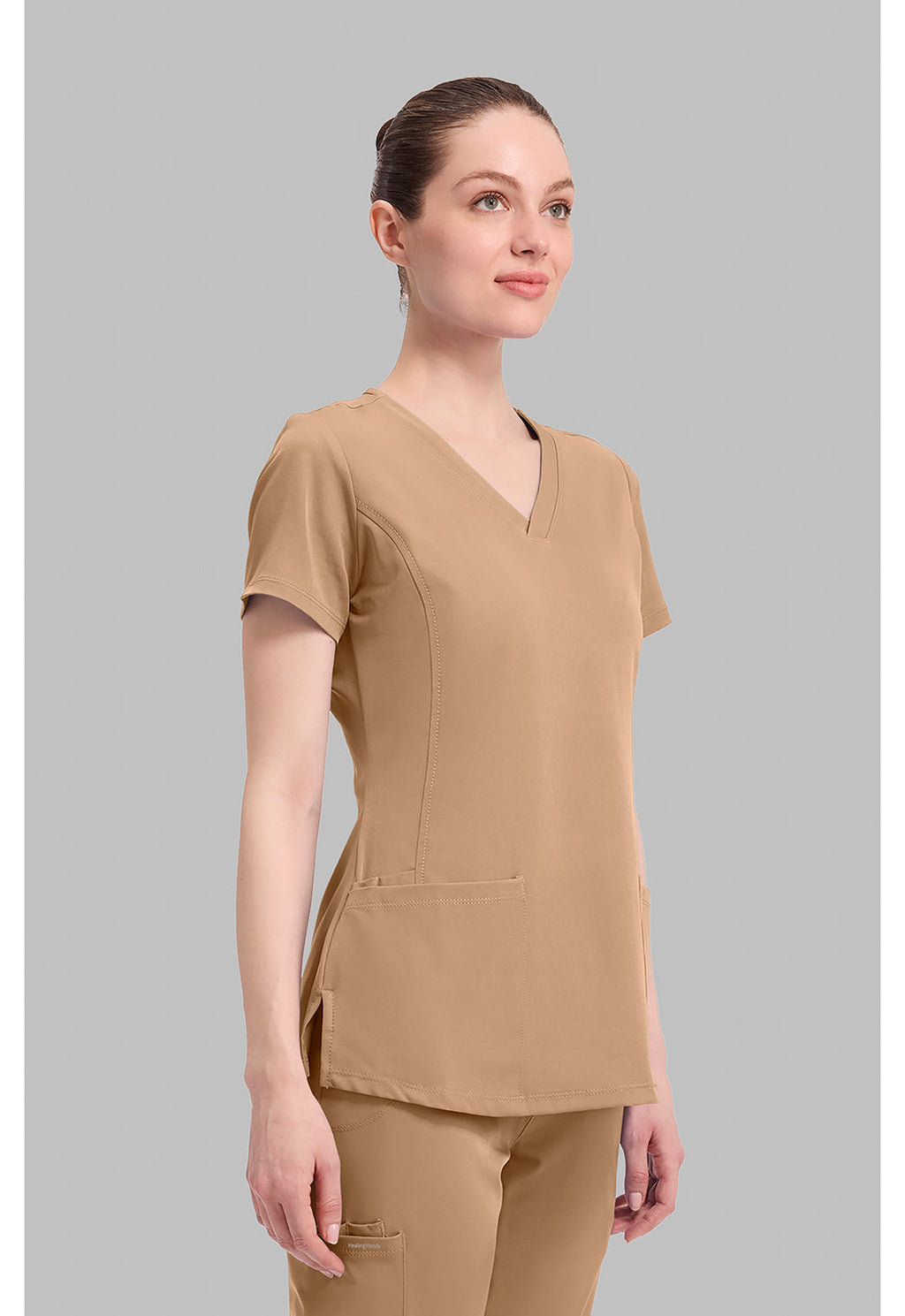 HH Works 2500 Women's Monica Scrub Top Sand Dunes