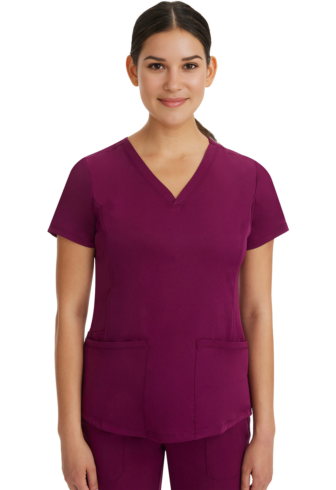 HH Works 2500 Women's Monica Scrub Top Wine