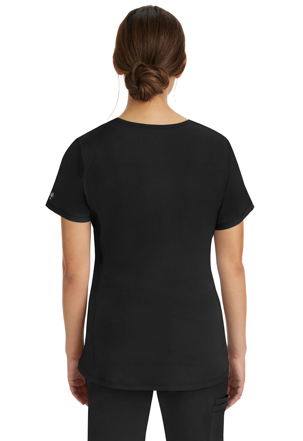 HH Works 2510 Women's Mila Maternity Scrub Top Black