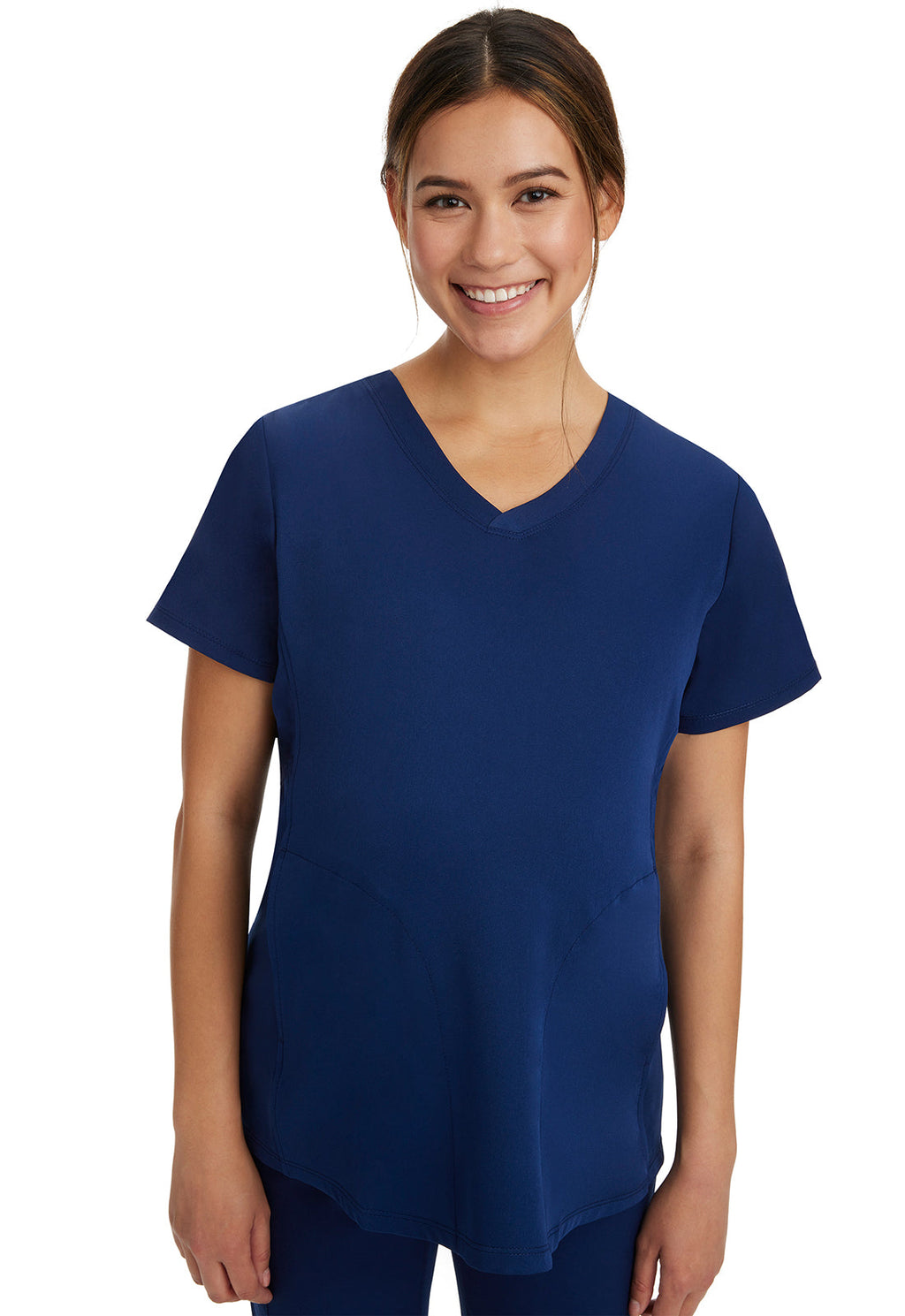HH Works 2510 Women's Mila Maternity Scrub Top Navy