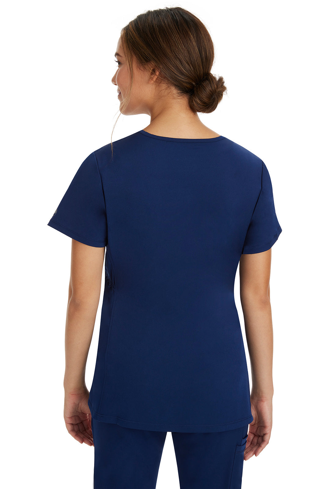 HH Works 2510 Women's Mila Maternity Scrub Top Navy