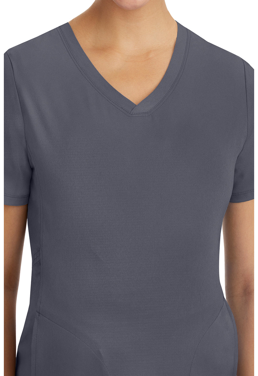 HH Works 2510 Women's Mila Maternity Scrub Top Pewter