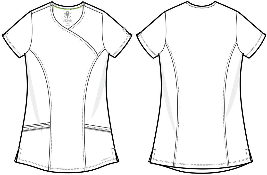 HH Works 2525 Women's Madison Scrub Top Hunter