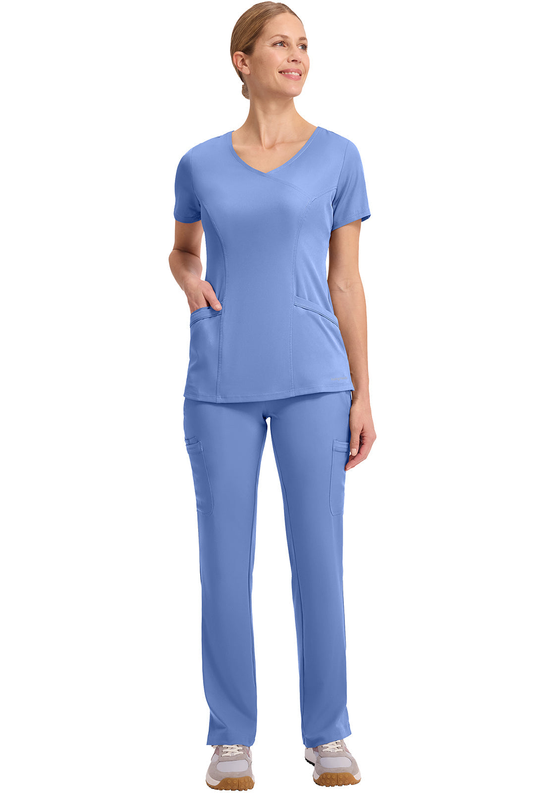 HH Works 2525 Women's Madison Scrub Top Ceil