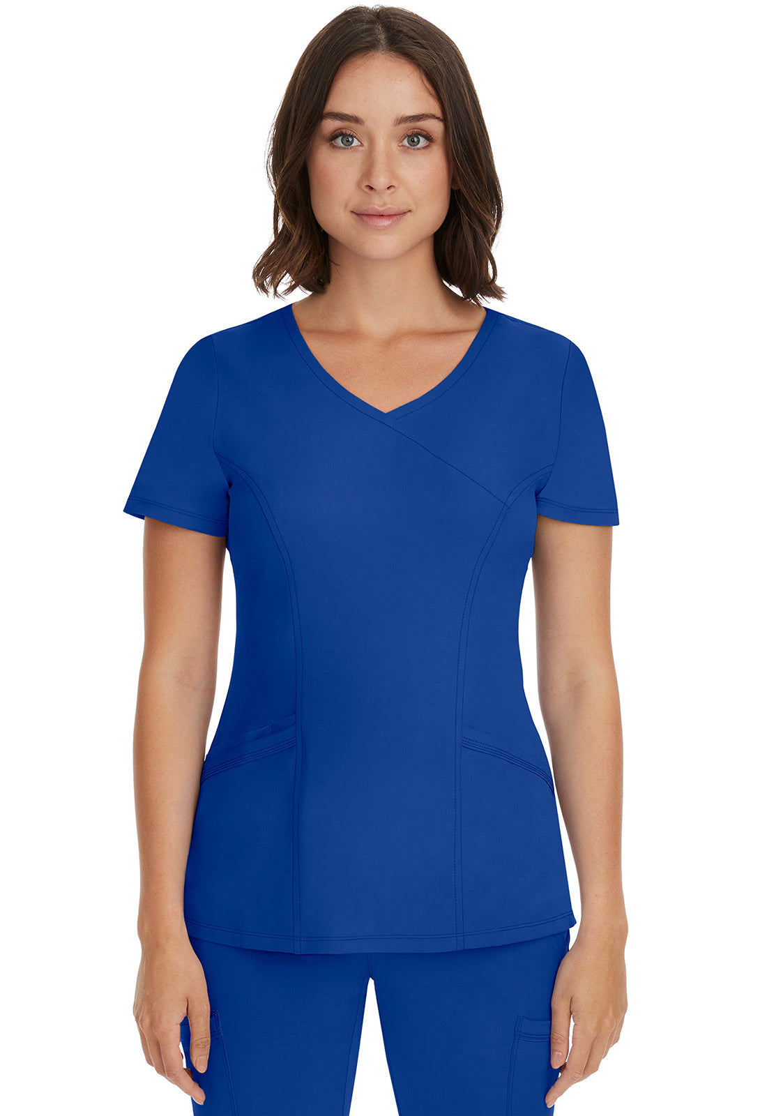 HH Works 2525 Women's Madison Scrub Top Galaxy Blue