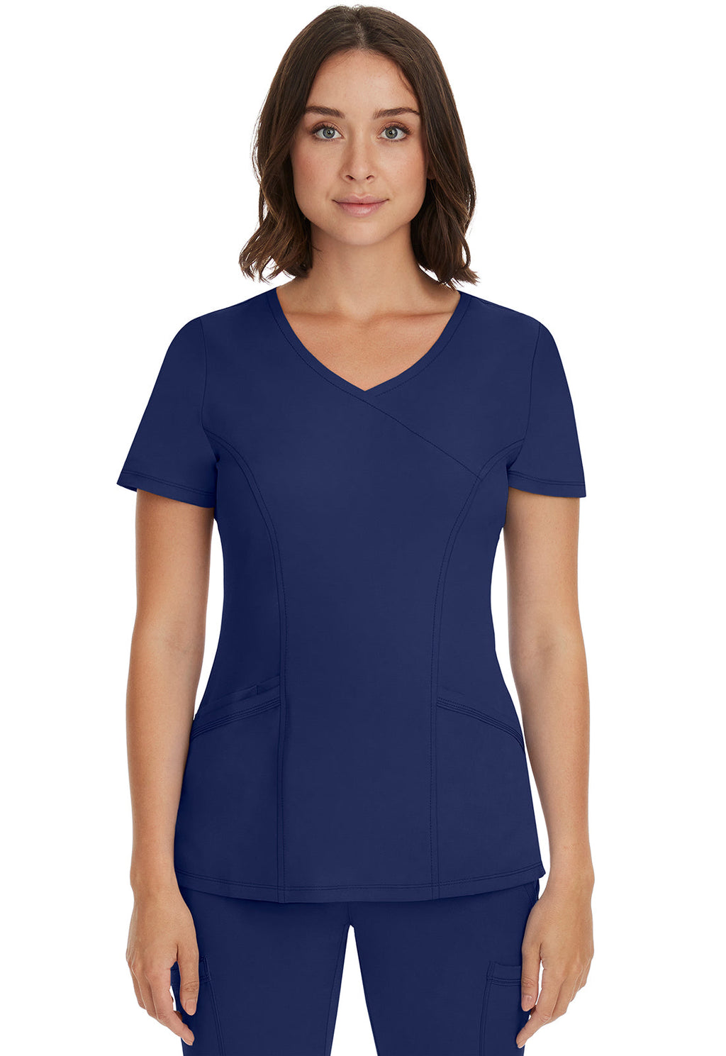 HH Works 2525 Women's Madison Scrub Top Navy