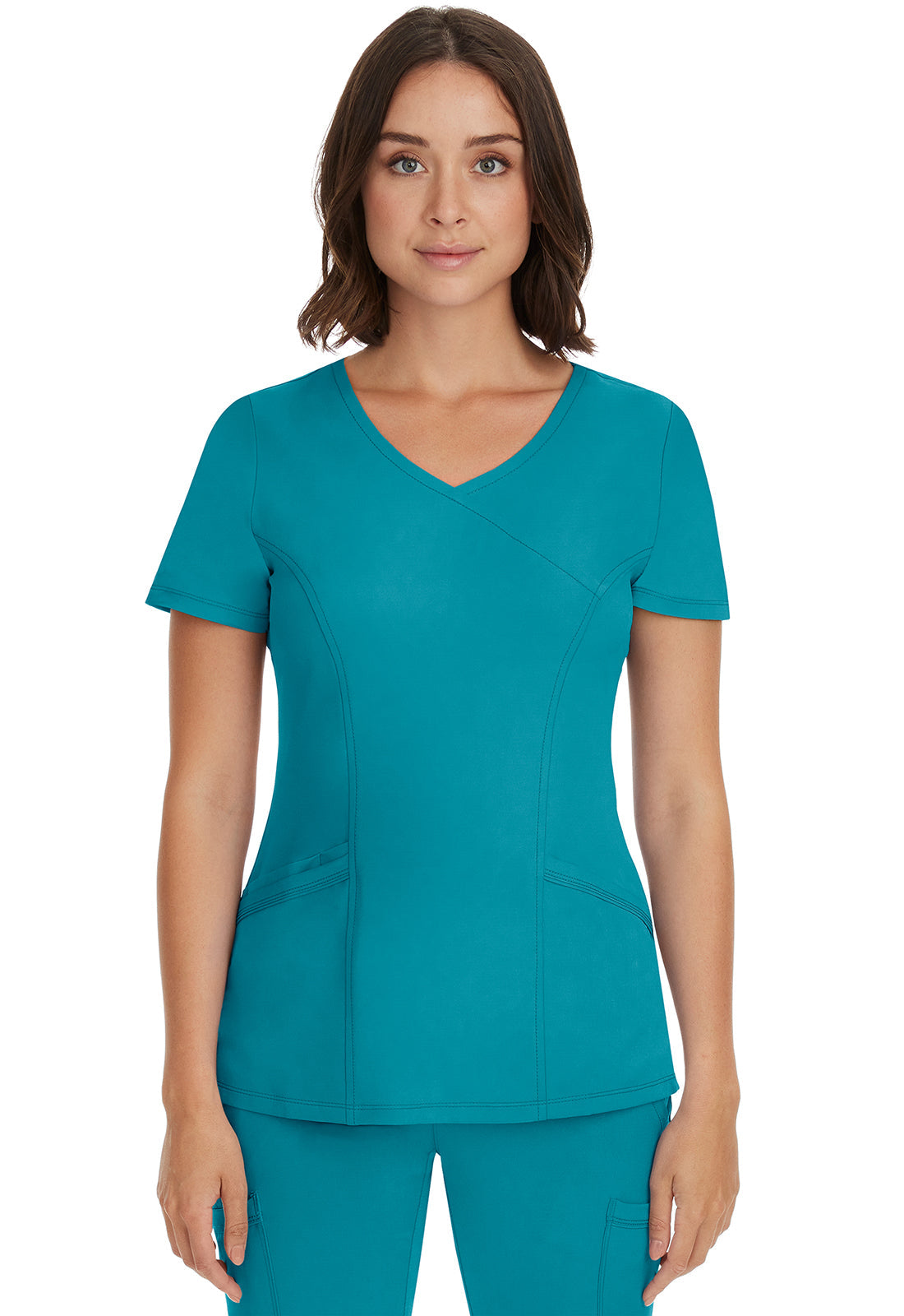 HH Works 2525 Women's Madison Scrub Top Teal
