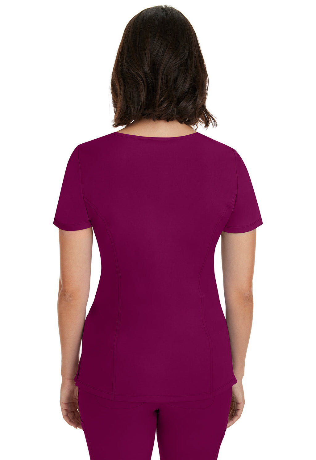 HH Works 2525 Women's Madison Scrub Top Wine