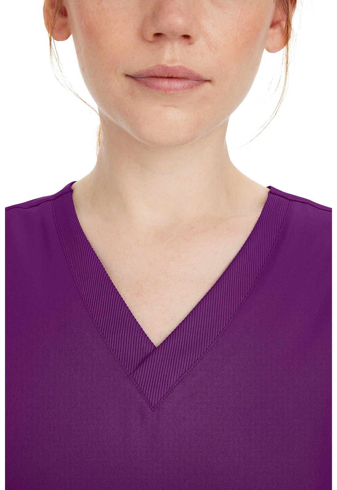 HH Works 2530 Women's Mariah Scrub Top Eggplant