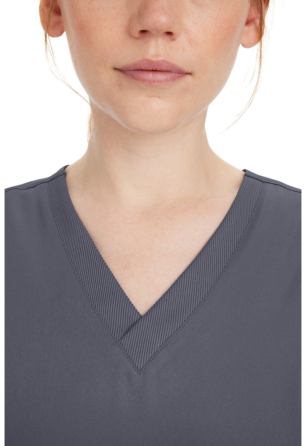 HH Works 2530 Women's Mariah Scrub Top Pewter