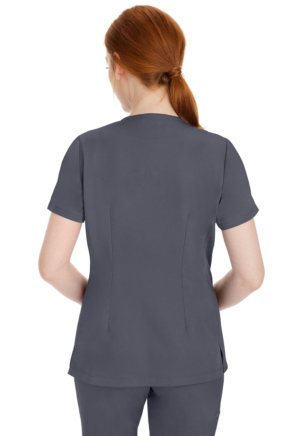 HH Works 2530 Women's Mariah Scrub Top Pewter