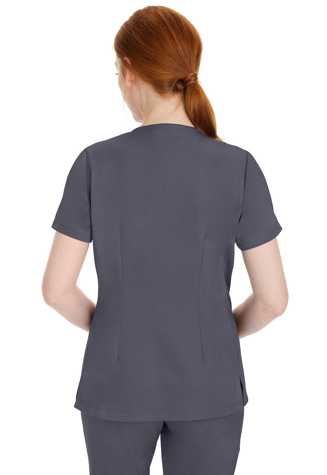 HH Works 2530 Women's Mariah Scrub Top Pewter