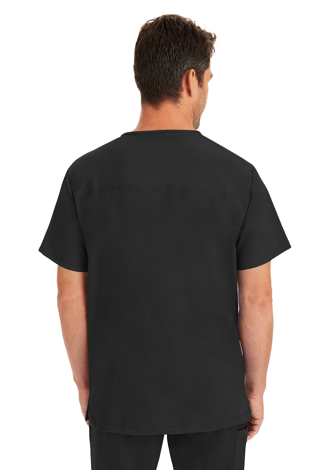 HH Works 2590 Men's Mathew Scrub Top Black