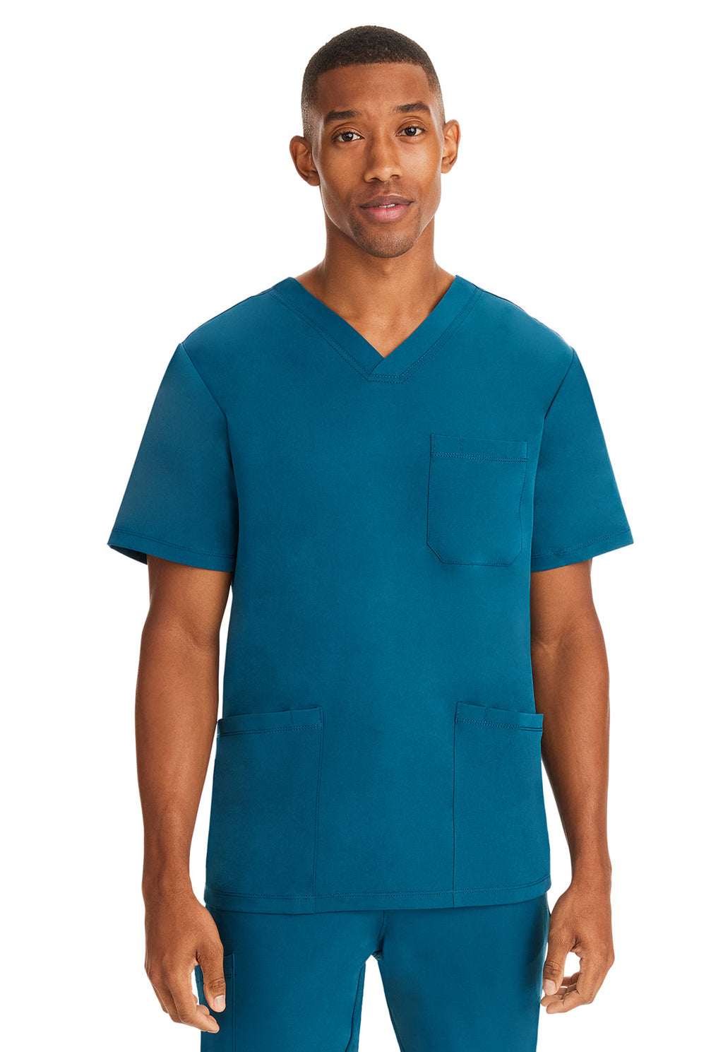 HH Works 2590 Men's Mathew Scrub Top Caribbean