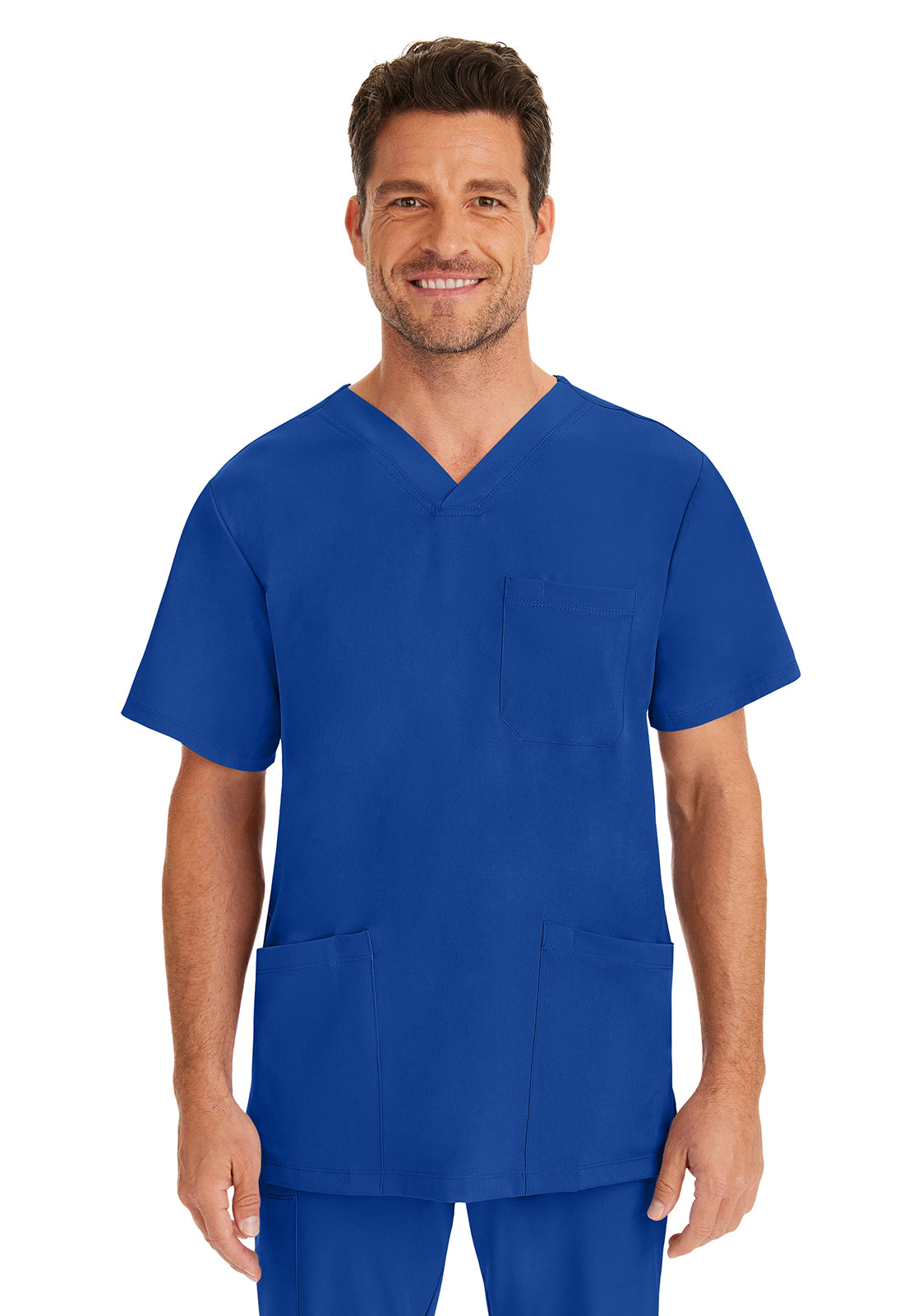 HH Works 2590 Men's Mathew Scrub Top Galaxy Blue