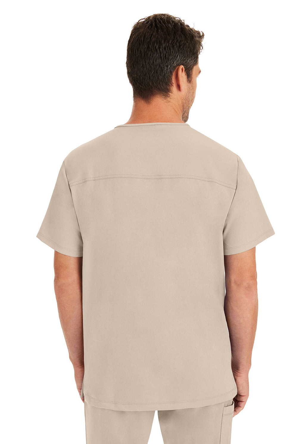 HH Works 2590 Men's Mathew Scrub Top Khaki