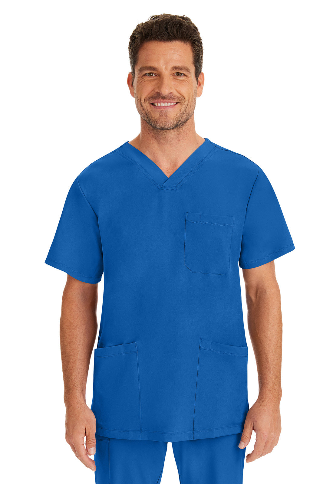 HH Works 2590 Men's Mathew Scrub Top Royal