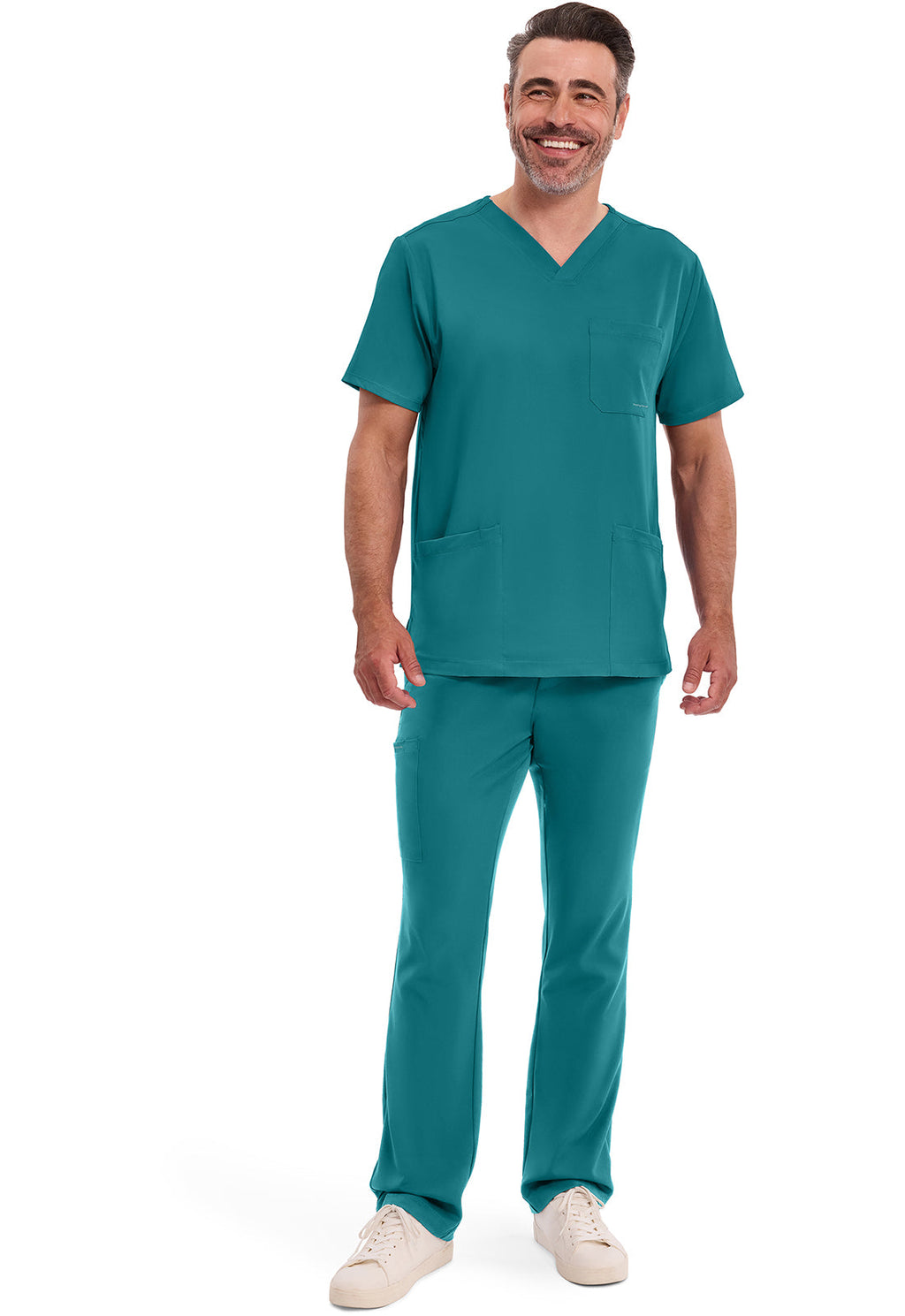 HH Works 2590 Men's Mathew Scrub Top Teal
