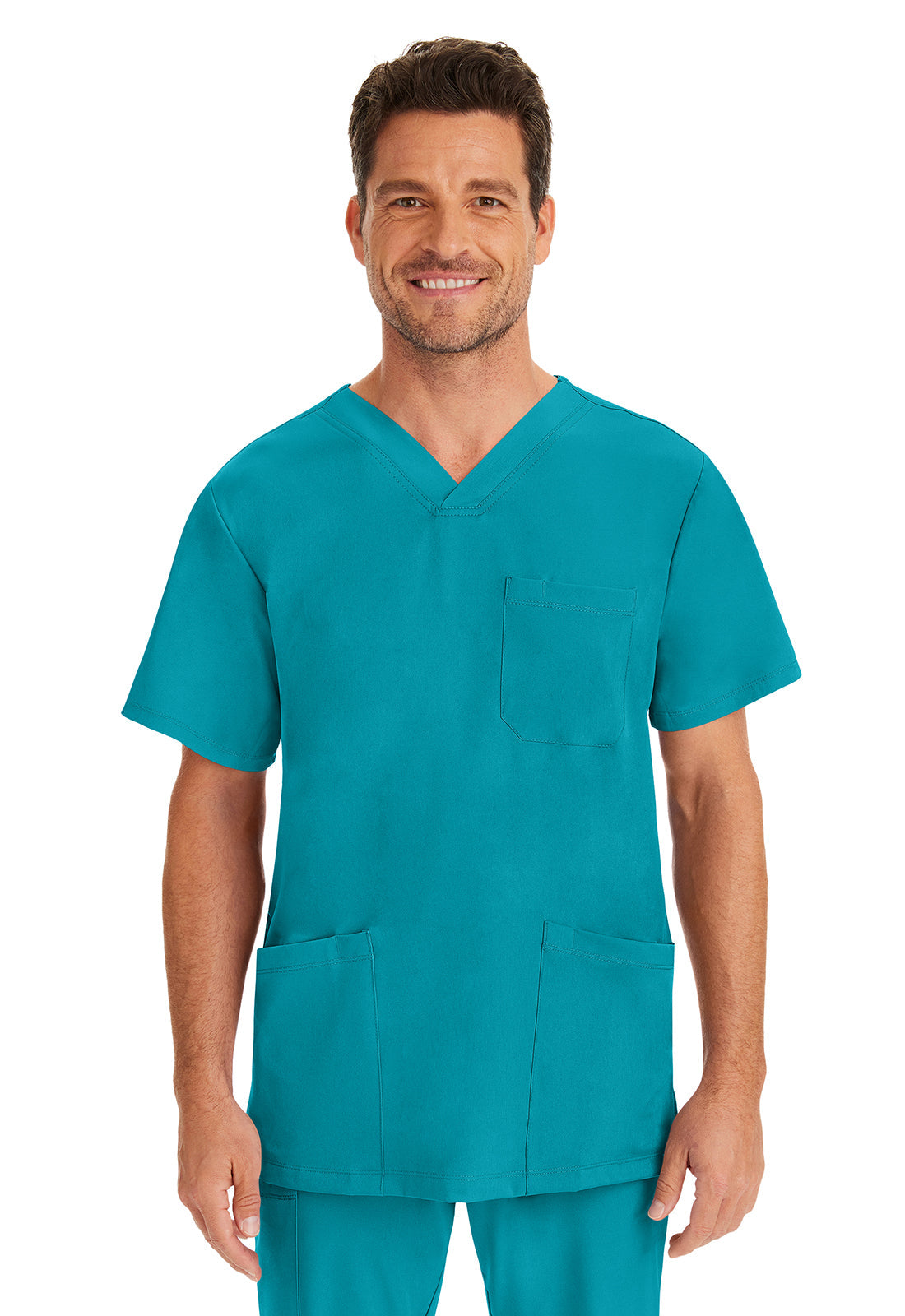 HH Works 2590 Men's Mathew Scrub Top Teal