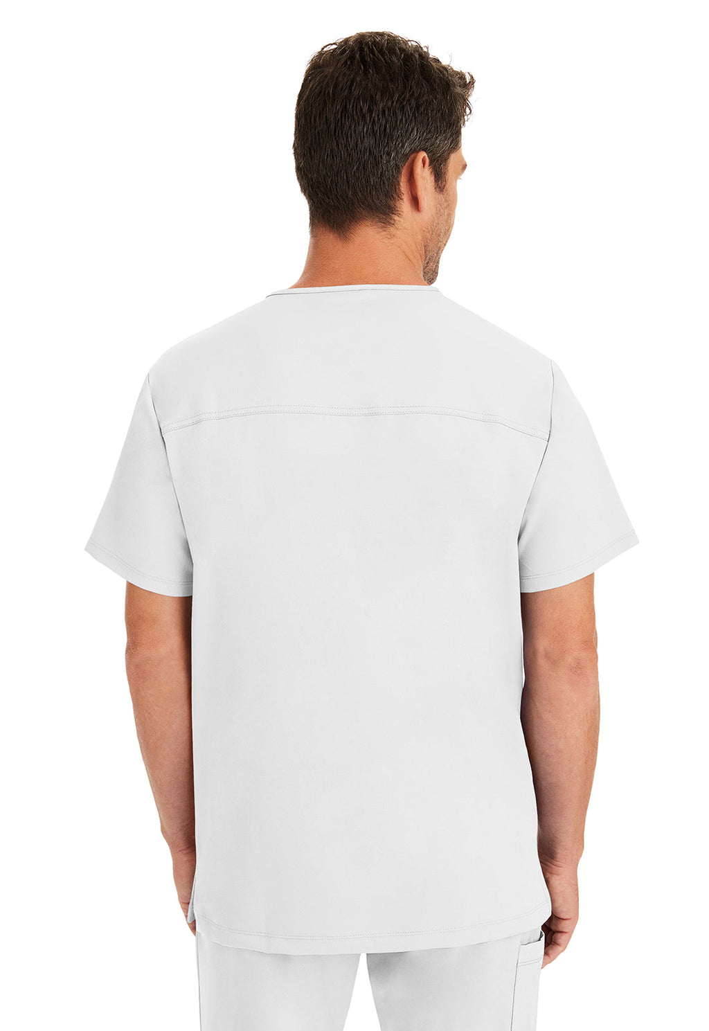 HH Works 2590 Men's Mathew Scrub Top White