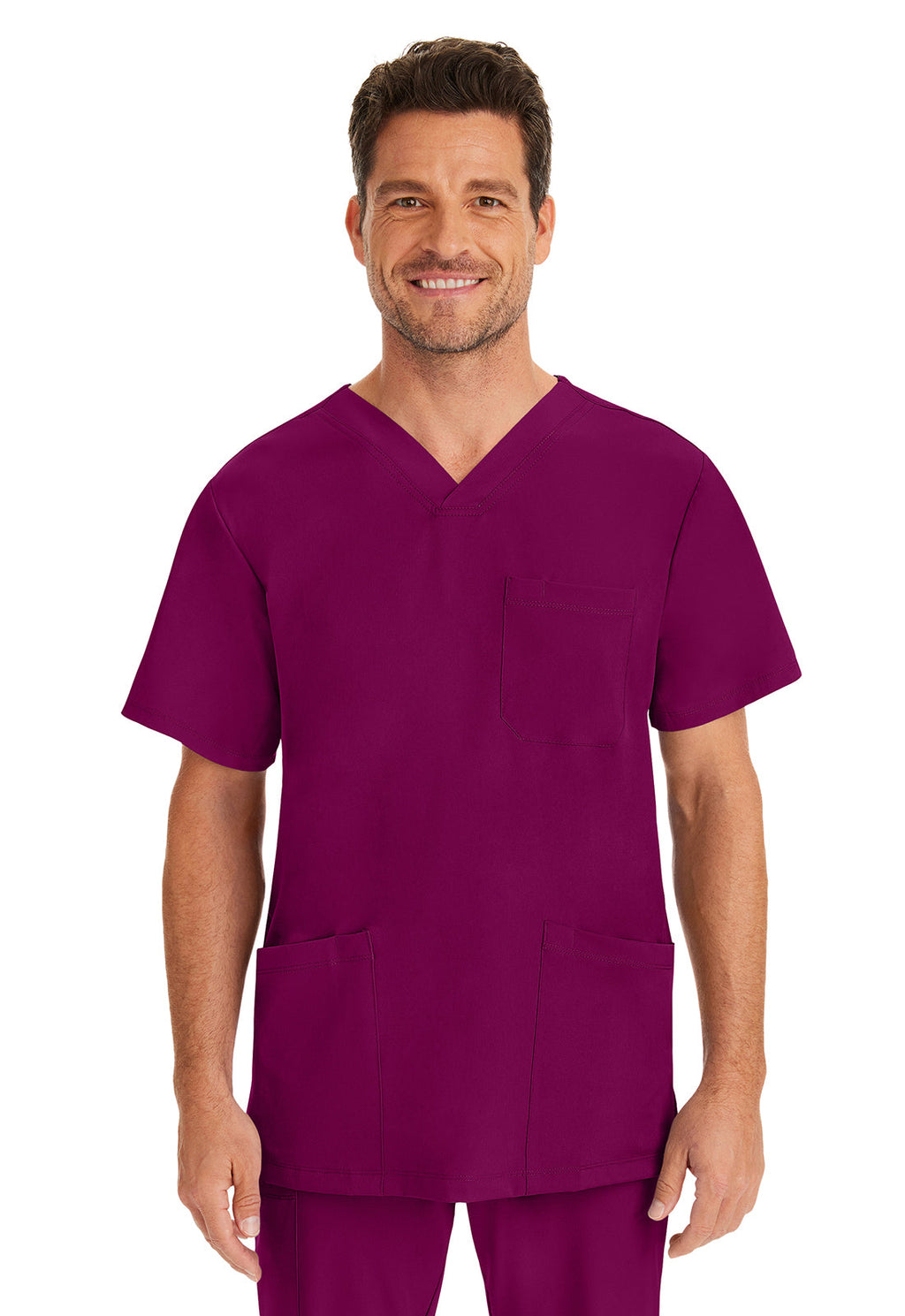 HH Works 2590 Men's Mathew Scrub Top Wine