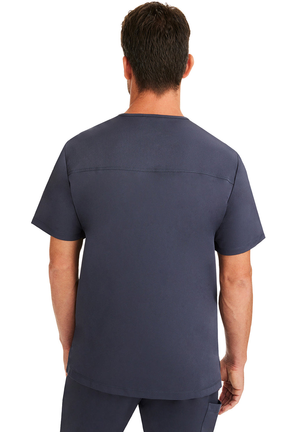 HH Works 2591 Men's Mason Scrub Top Pewter