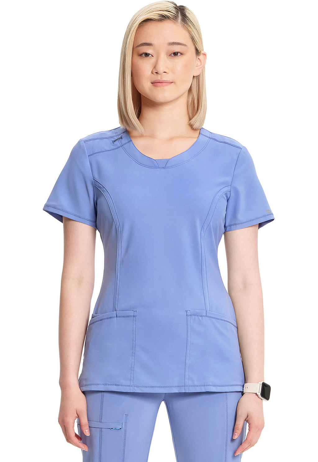 Infinity 2624A Women's Round Neck Scrub Top Ciel