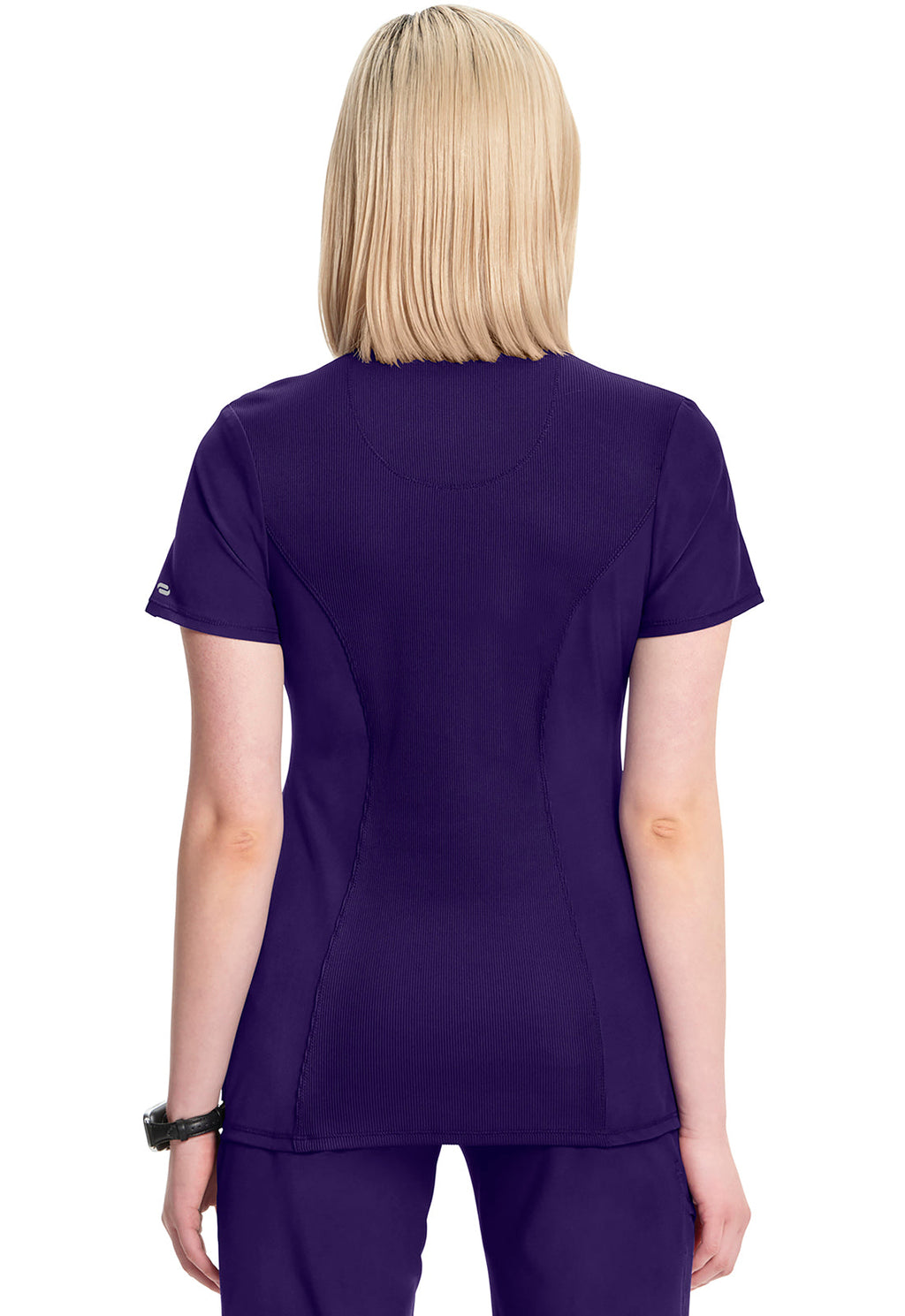 Infinity 2624A Women's Round Neck Scrub Top Grape