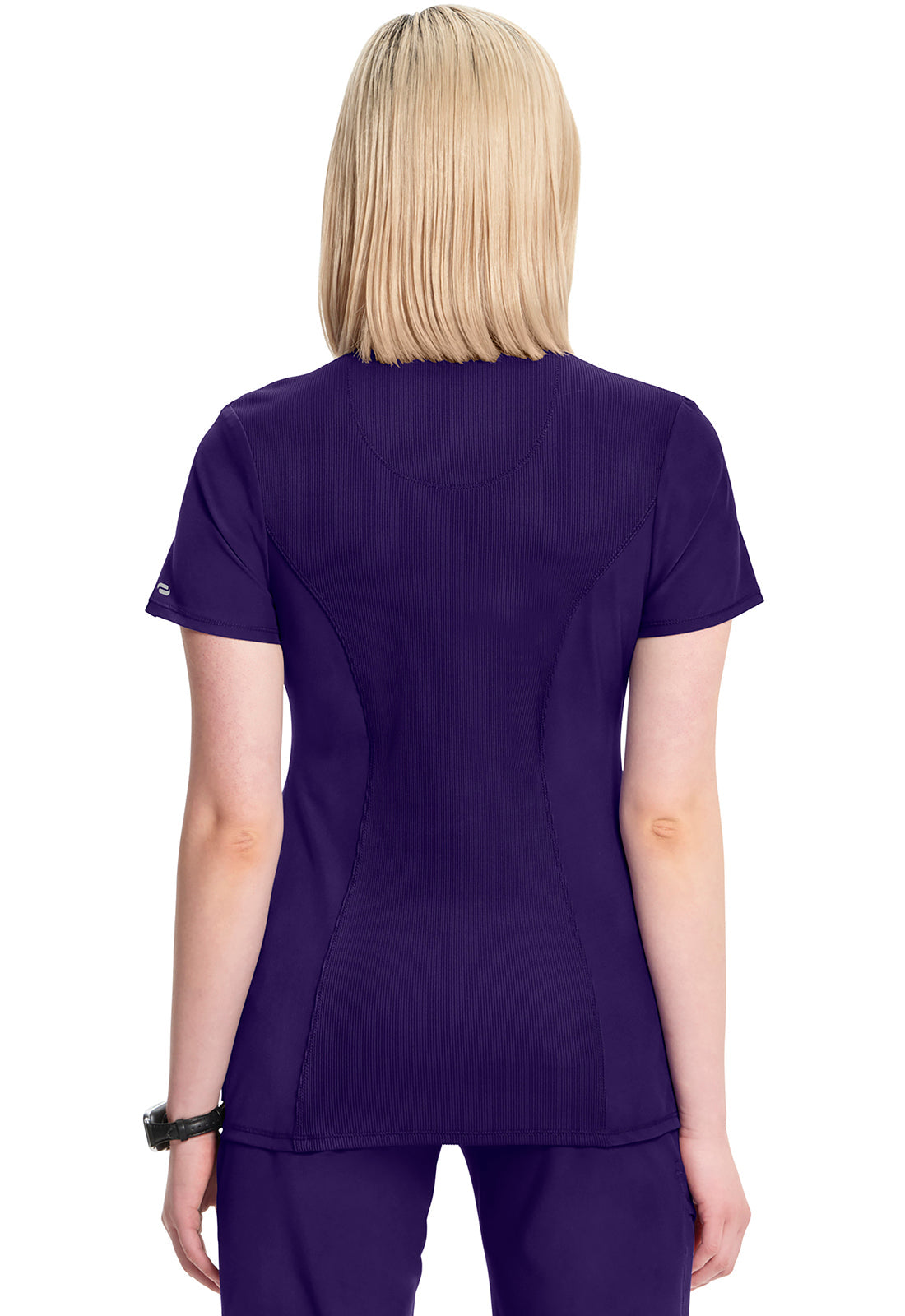 Infinity 2624A Women's Round Neck Scrub Top Grape